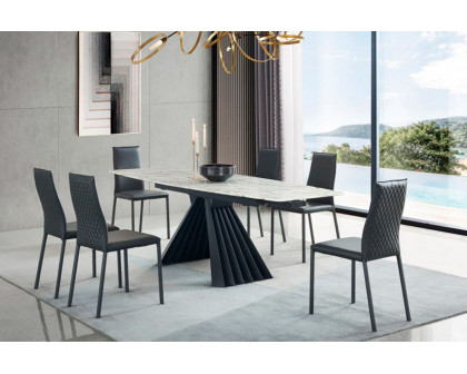 Extravaganza - 152 Marble Dining Table with Extensions