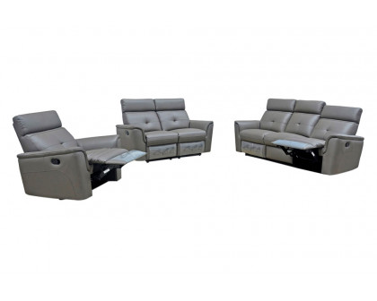 Extravaganza™ 8501 Sofa with 2 Recliners - Dark Gray