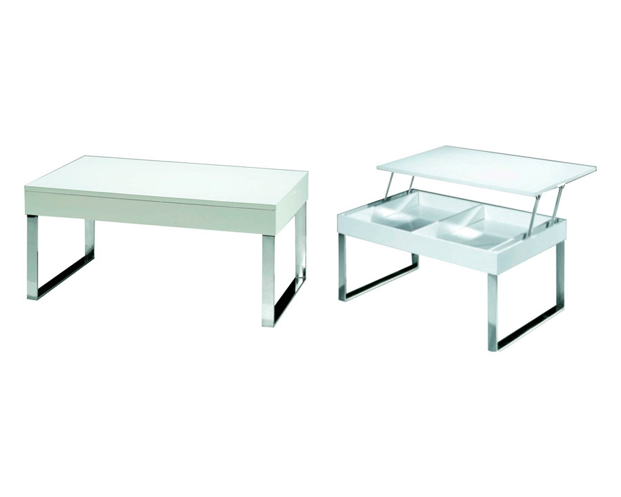 Extravaganza - J030 White Coffee Table