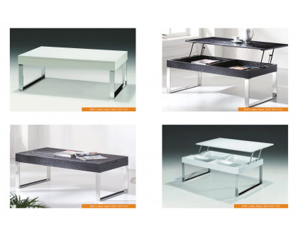 Extravaganza - J030 White Coffee Table