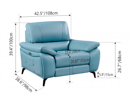 Extravaganza 2934 Living Room Set - Blue