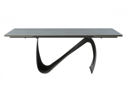 Extravaganza - 9087 Table Dark Gray with 1254 Chairs