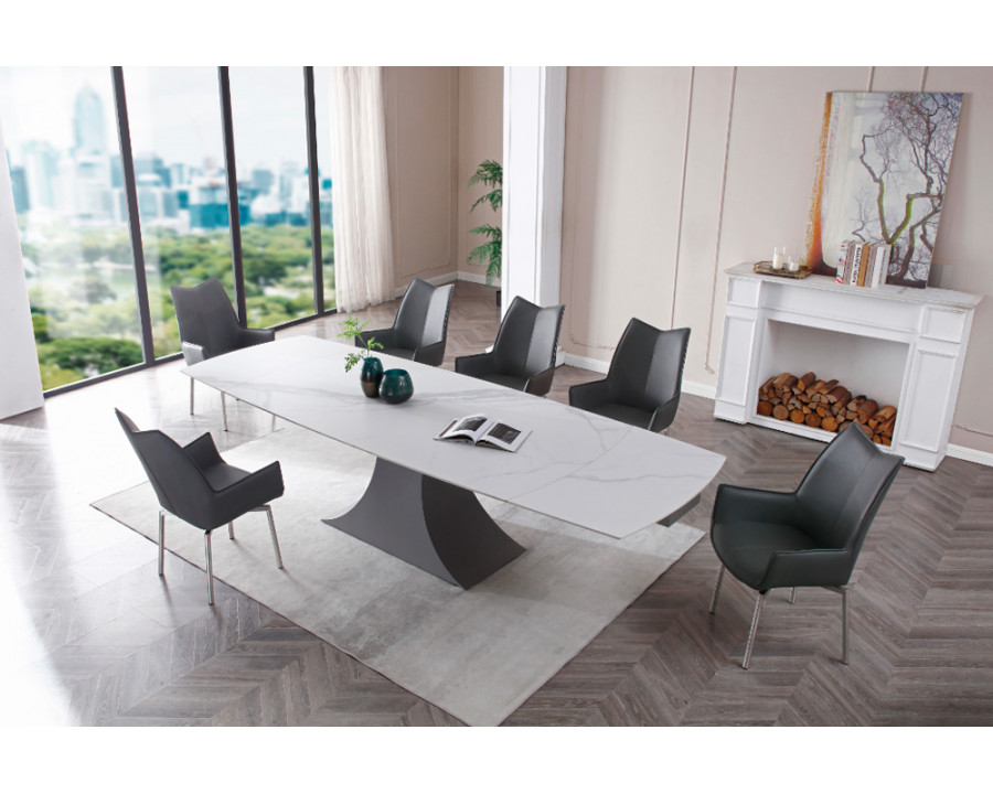 Extravaganza - 9437 Dining Table with 1218 Swive Chair