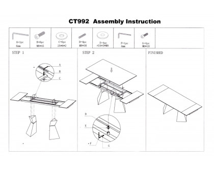 Extravaganza - 992 Table and 6138 Chairs