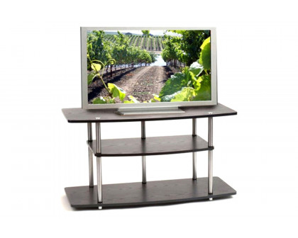 FaFurn - Flat Screen TV Stand in Wood Grain Finish