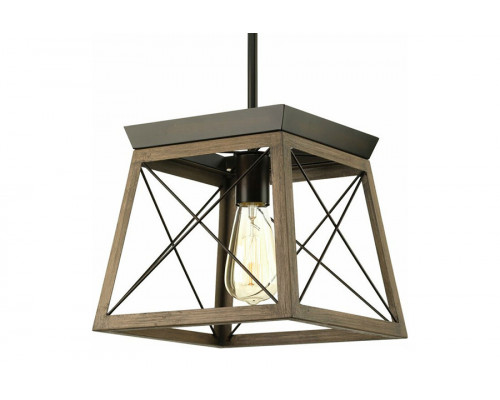 FaFurn Dimmable Light Lantern Geometric Chandelier - Bronze