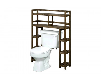 FaFurn - Solid Wood Over The Toilet Bathroom Storage Unit