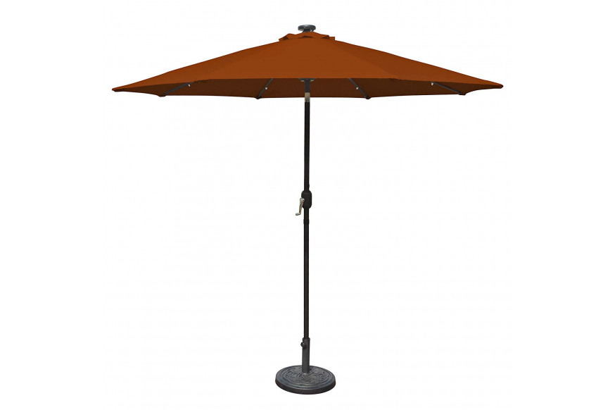 FaFurn™ Patio Umbrella with Auto-Tilt Terra Cotta