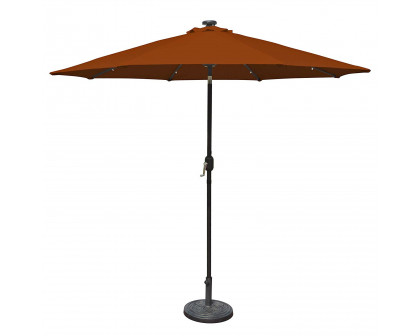 FaFurn™ Patio Umbrella with Auto-Tilt Terra Cotta