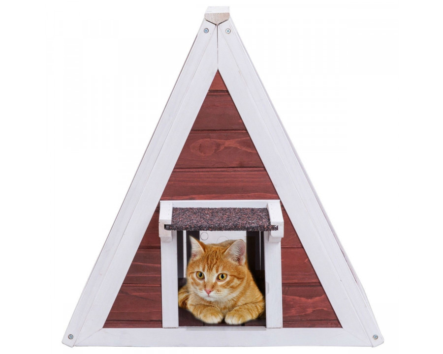 FaFurn - Waterproof Cat House in Red