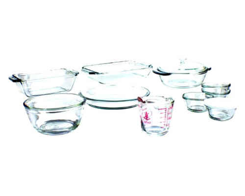 FaFurn - 15-Piece Glass Bakeware Set