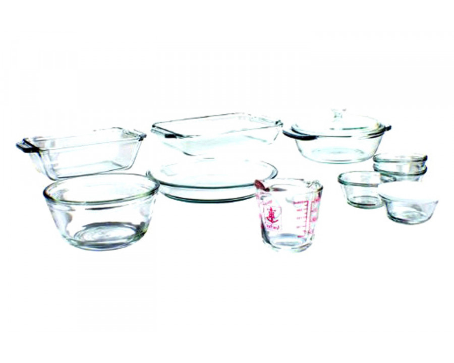 FaFurn - 15-Piece Glass Bakeware Set