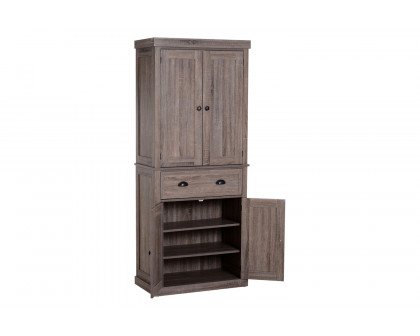 FaFurn - Farmhouse 6Ft Kitchen/Bathroom Storage Pantry Drawer Cabinet Wood Grain