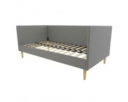 FaFurn Modern Twin Size Daybed - Gray, Linen