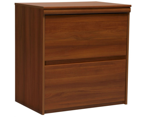 FaFurn - 2-Drawer Cabinet in Plum, Wood