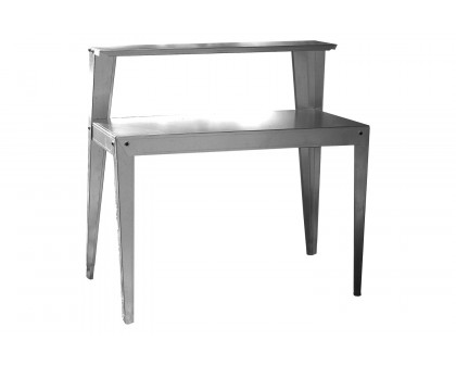 FaFurn - Galvanized Steel Potting Bench Garden Workstation Rack Table