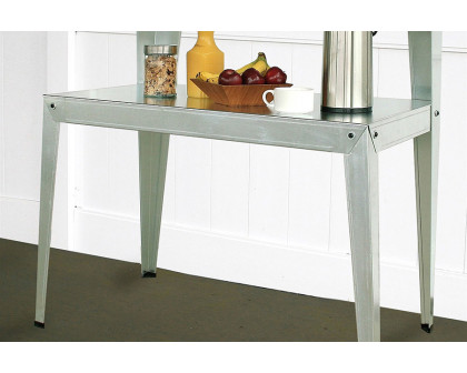 FaFurn - Galvanized Steel Potting Bench Garden Workstation Rack Table