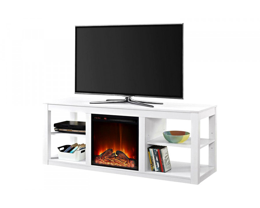 FaFurn - Modern 2-In-1 Electric Fireplace TV Stand