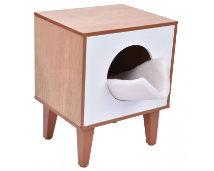 FaFurn - Cat House in White, Wood