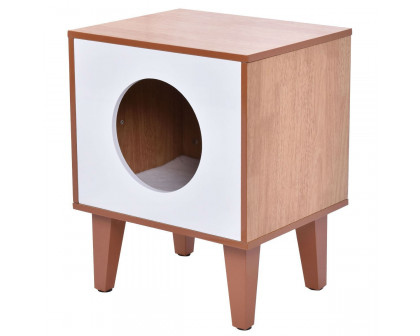 FaFurn - Cat House in White, Wood