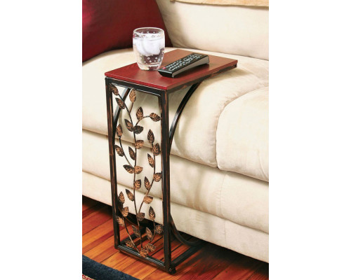 FaFurn - Leaf Scroll Side Sofa Tray Snack Table