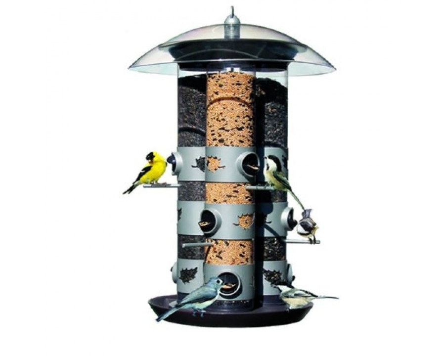 FaFurn - 2-in-1 Triple Tube Squirrel Baffle Bird Feeder