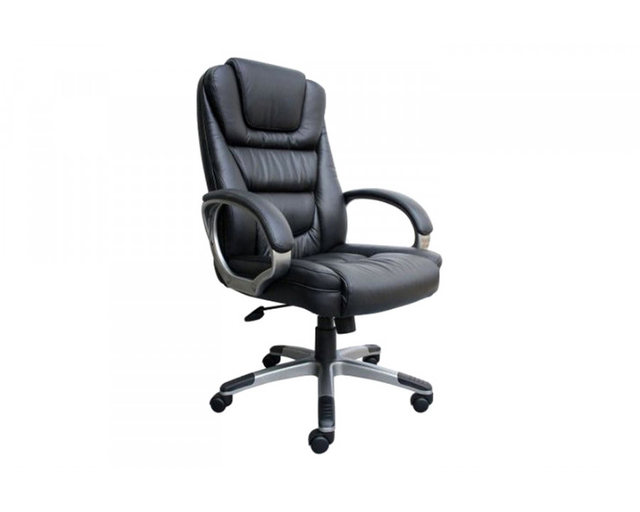 FaFurn - Ergonomic Black Faux Leather Executive Office Chair