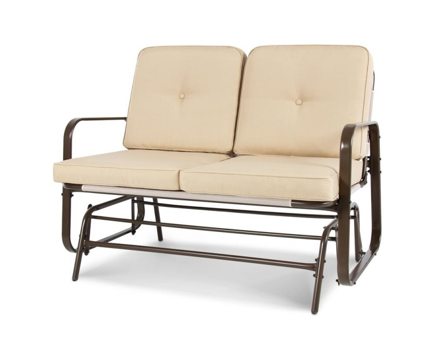 FaFurn - UV-Resistant 2 Seater Rocking Chair Bench