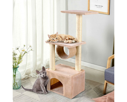 FaFurn - 37" Cat Tree in Beige