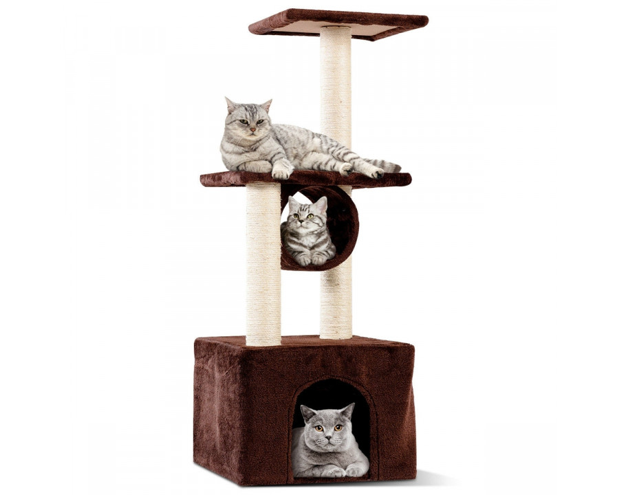 FaFurn Cat Tree - Brown