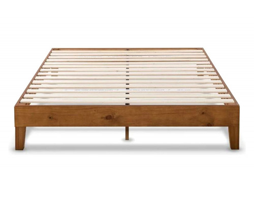 FaFurn Mid-Century Modern Solid Wood Platform Bed Frame - Full Size