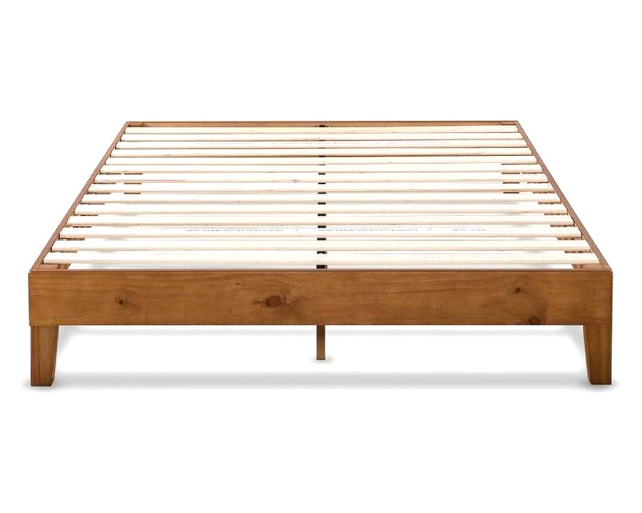 FaFurn Mid-Century Modern Solid Wood Platform Bed Frame - Full Size