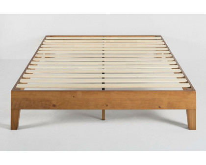 FaFurn Mid-Century Modern Solid Wood Platform Bed Frame - Full Size