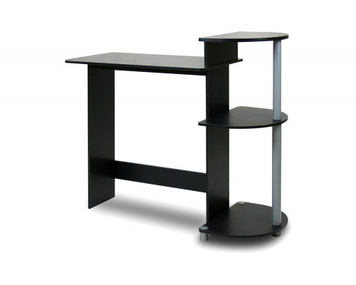 FaFurn Contemporary Home Office Computer Desk - Black/Gray