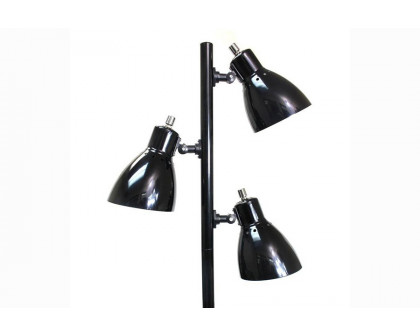 FaFurn - 64-Inch Black 3-Light Tree Lamp Spotlight Floor Lamp