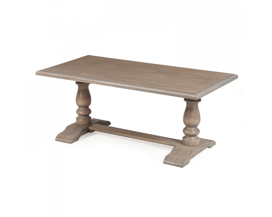 FaFurn Coffee Table with Pedestal Legs