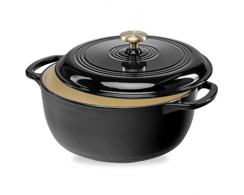 FaFurn 6 Quart Cookware - Black, Cast Iron