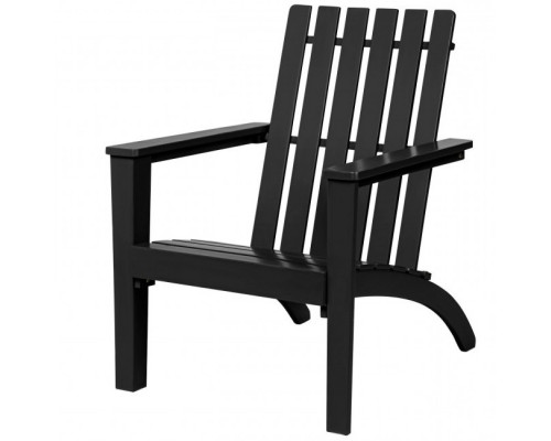 FaFurn - Adirondack Armchair in Black, Wood