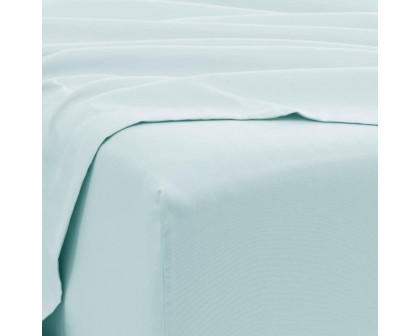 FaFurn 6-Piece Full Size Resistant Sheet Set - Aqua, Microfiber/Polyester