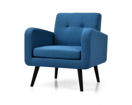 FaFurn - Modern Accent Chair with Wooden Legs