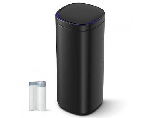 FaFurn 13 Gallon Trash Can with Ozone Button - Black