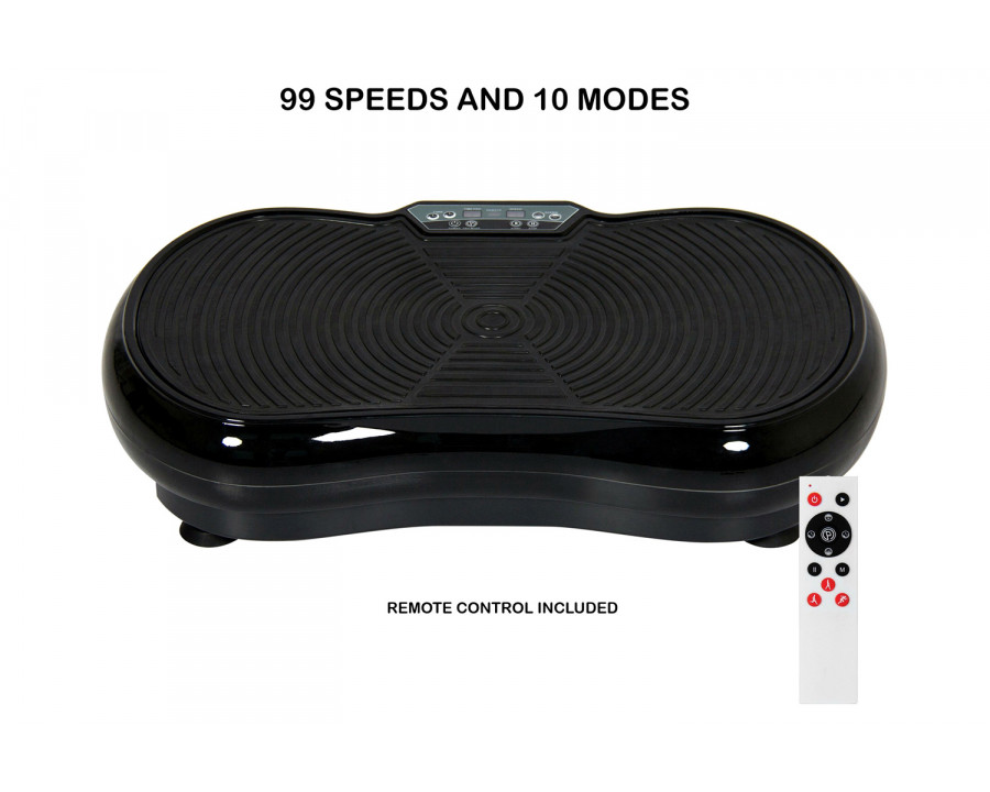 FaFurn Full Body 99 Speed Oscillating Vibration Platform - Black