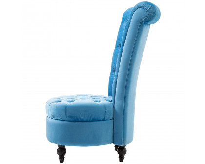 FaFurn Tufted Accent Chair - Blue