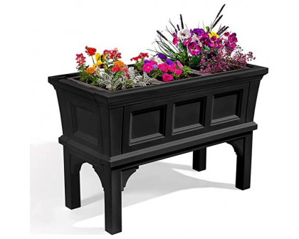 FaFurn - Rectangle Garden Bed Planter Box with Removeable Trays