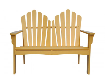 FaFurn - Outdoor Cedar Wood Loveseat Garden Bench