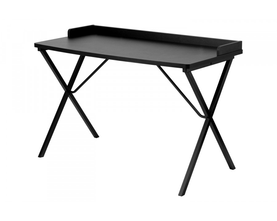 FaFurn - Modern Home Office Writing Table Computer Desk in Black