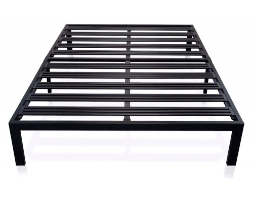 FaFurn - California King Metal Platform Bed Frame with Heavy Duty Slats