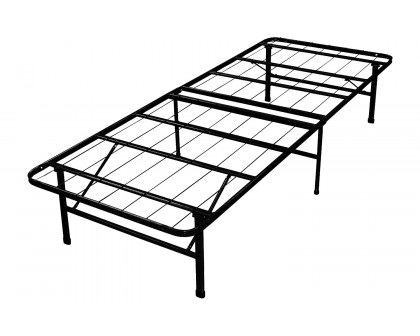 FaFurn - Metal Platform Bed Frame with Wide Steel Slats