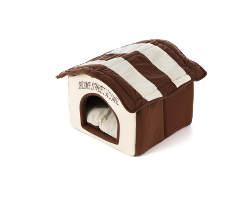 FaFurn - Dog Bed in Light Brown, Fabric