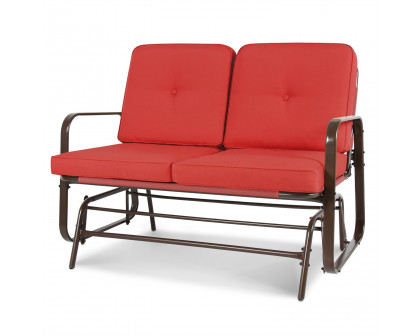 FaFurn - UV-Resistant 2 Seater Rocking Chair Bench